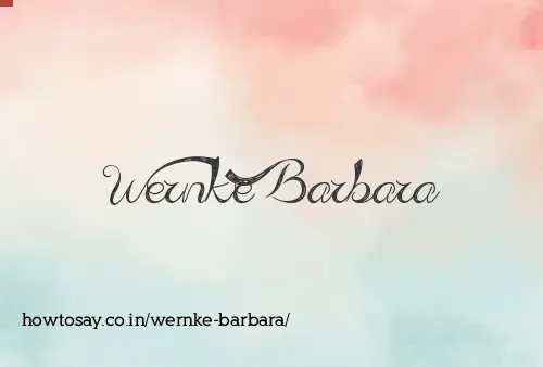 Wernke Barbara