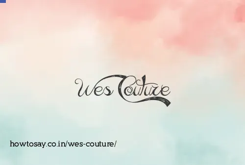 Wes Couture