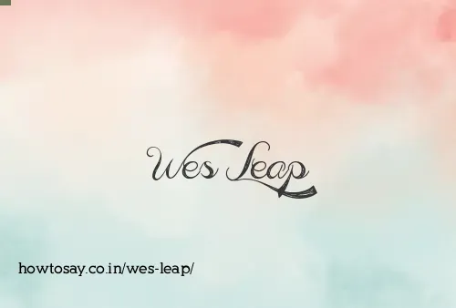 Wes Leap