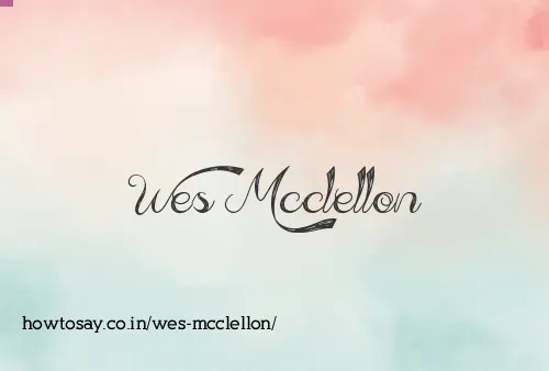 Wes Mcclellon
