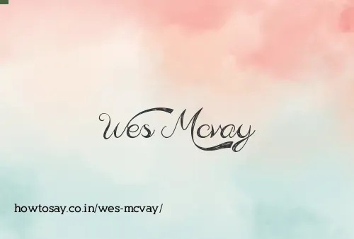Wes Mcvay