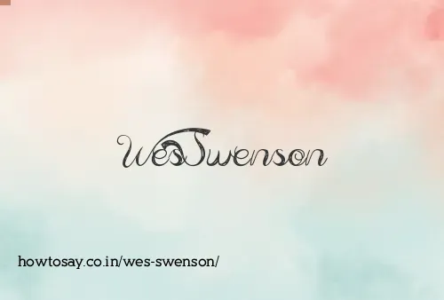 Wes Swenson