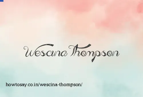 Wescina Thompson