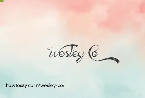 Wesley Co