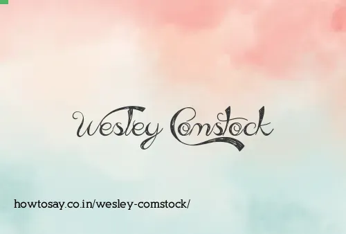 Wesley Comstock