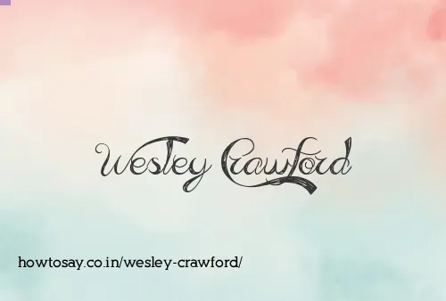 Wesley Crawford