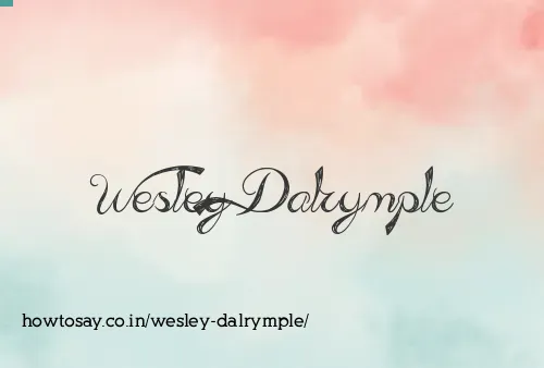 Wesley Dalrymple