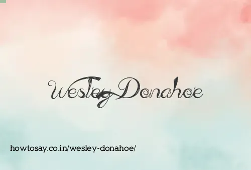 Wesley Donahoe