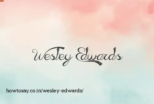 Wesley Edwards