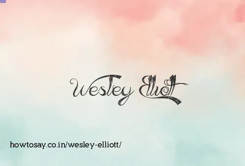 Wesley Elliott