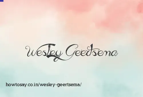 Wesley Geertsema