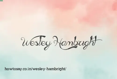 Wesley Hambright