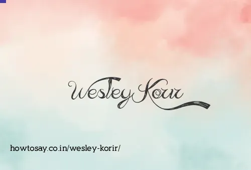 Wesley Korir