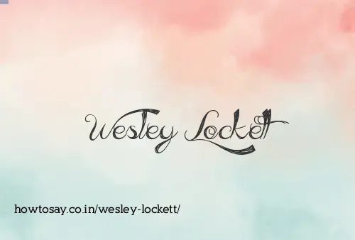 Wesley Lockett