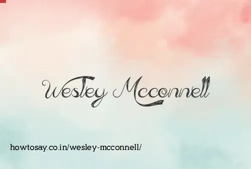 Wesley Mcconnell