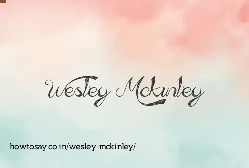 Wesley Mckinley