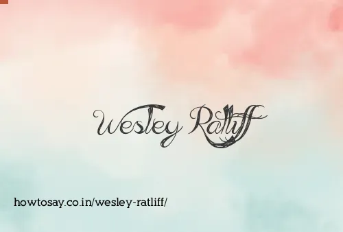 Wesley Ratliff