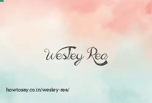 Wesley Rea
