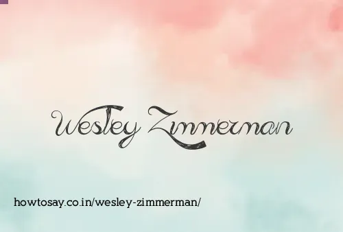 Wesley Zimmerman