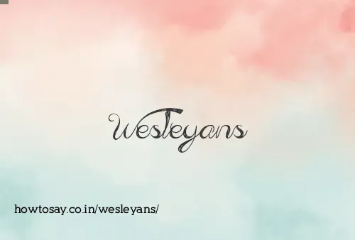 Wesleyans