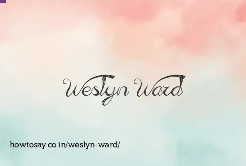 Weslyn Ward