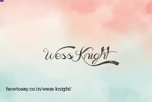 Wess Knight