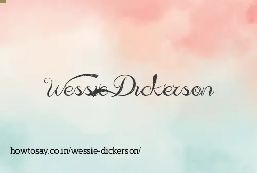Wessie Dickerson