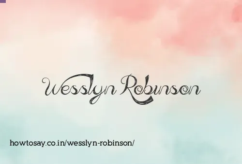 Wesslyn Robinson