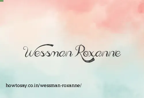 Wessman Roxanne