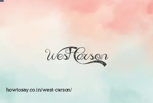 West Carson