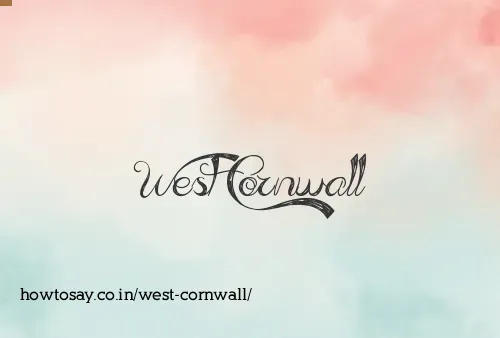 West Cornwall