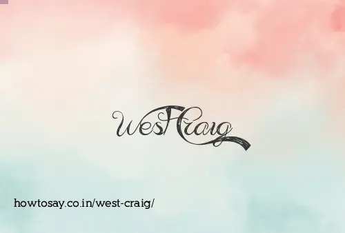 West Craig