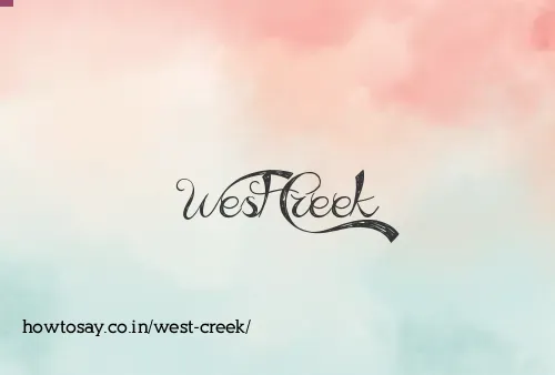 West Creek