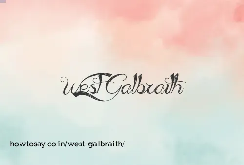 West Galbraith