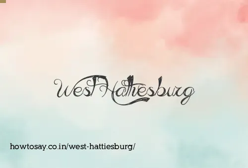 West Hattiesburg
