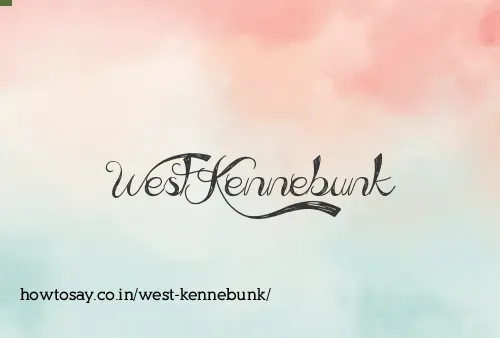 West Kennebunk