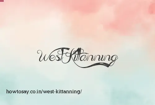 West Kittanning