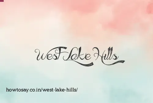 West Lake Hills