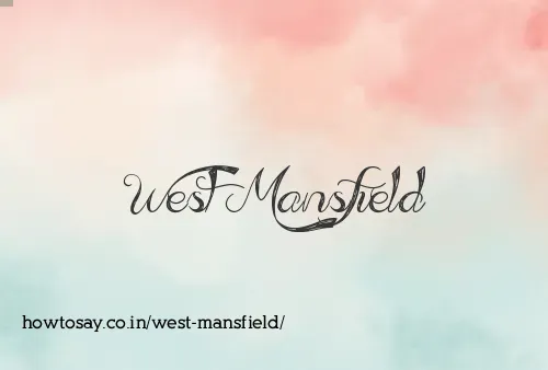 West Mansfield