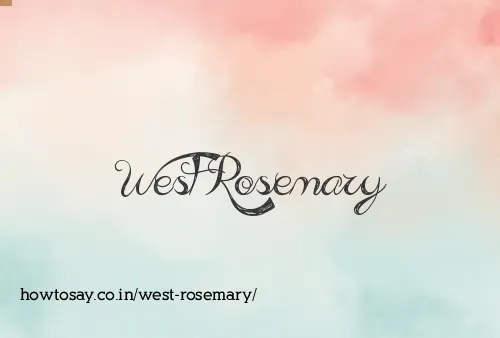 West Rosemary