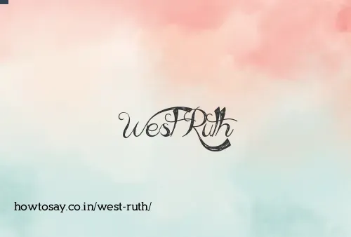 West Ruth