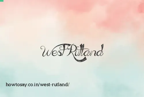 West Rutland