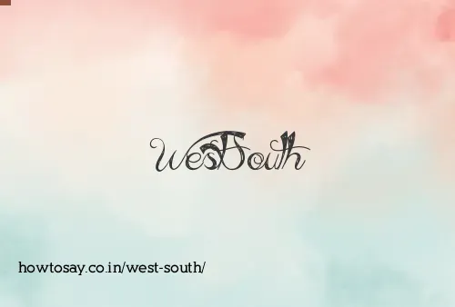 West South