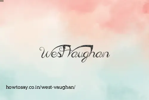 West Vaughan
