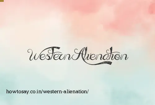 Western Alienation