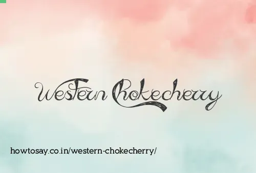 Western Chokecherry