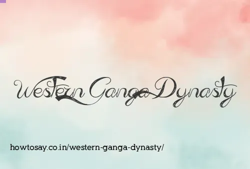 Western Ganga Dynasty