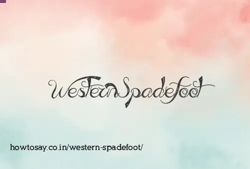 Western Spadefoot