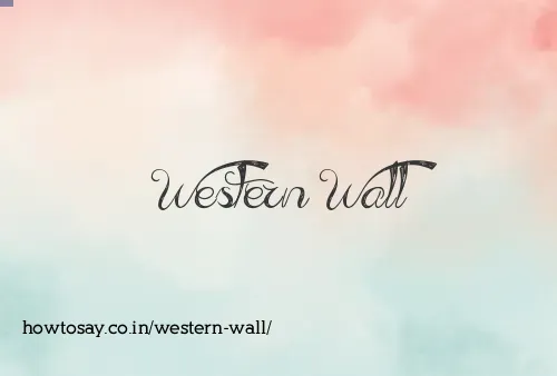 Western Wall