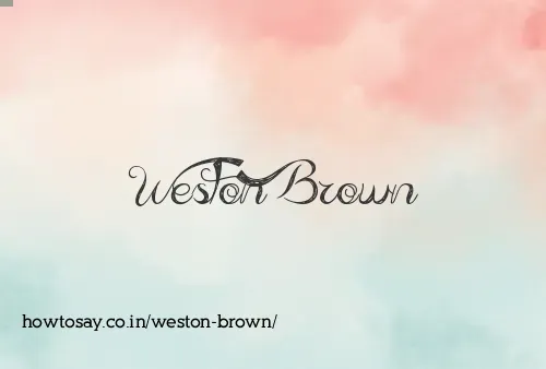 Weston Brown
